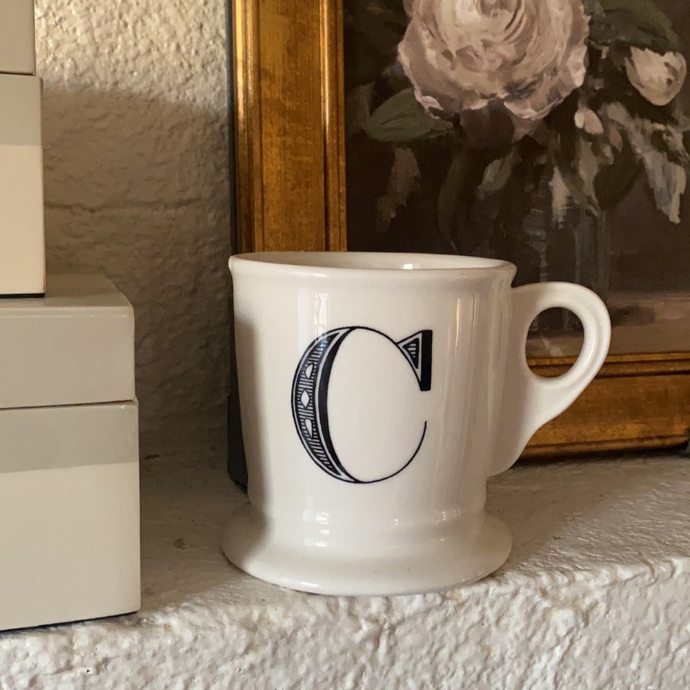 ❤... Anthropologie Monogram “C” Mug